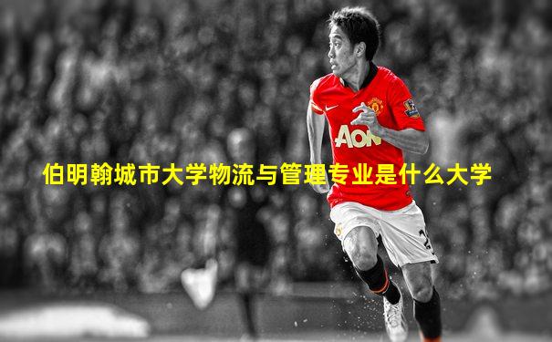 伯明翰城市大学物流与管理专业是什么大学