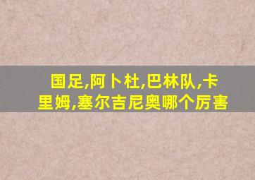 国足,阿卜杜,巴林队,卡里姆,塞尔吉尼奥哪个厉害